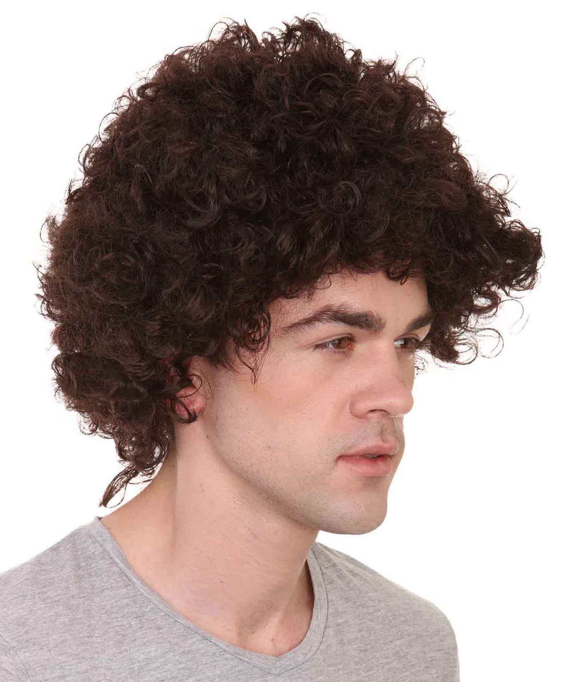 Brown Afro Unisex Wig