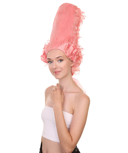 Pink Rococo Updo Wig