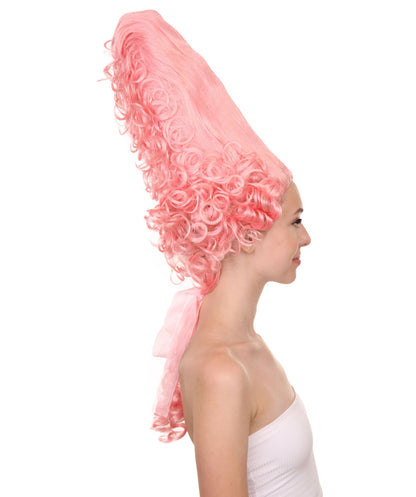 Pink Rococo Updo Wig