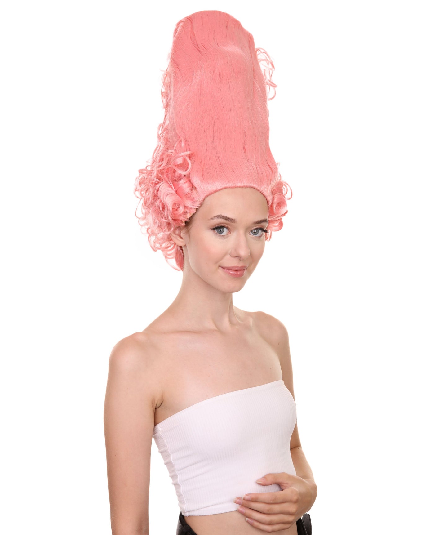 Pink Rococo Updo Wig