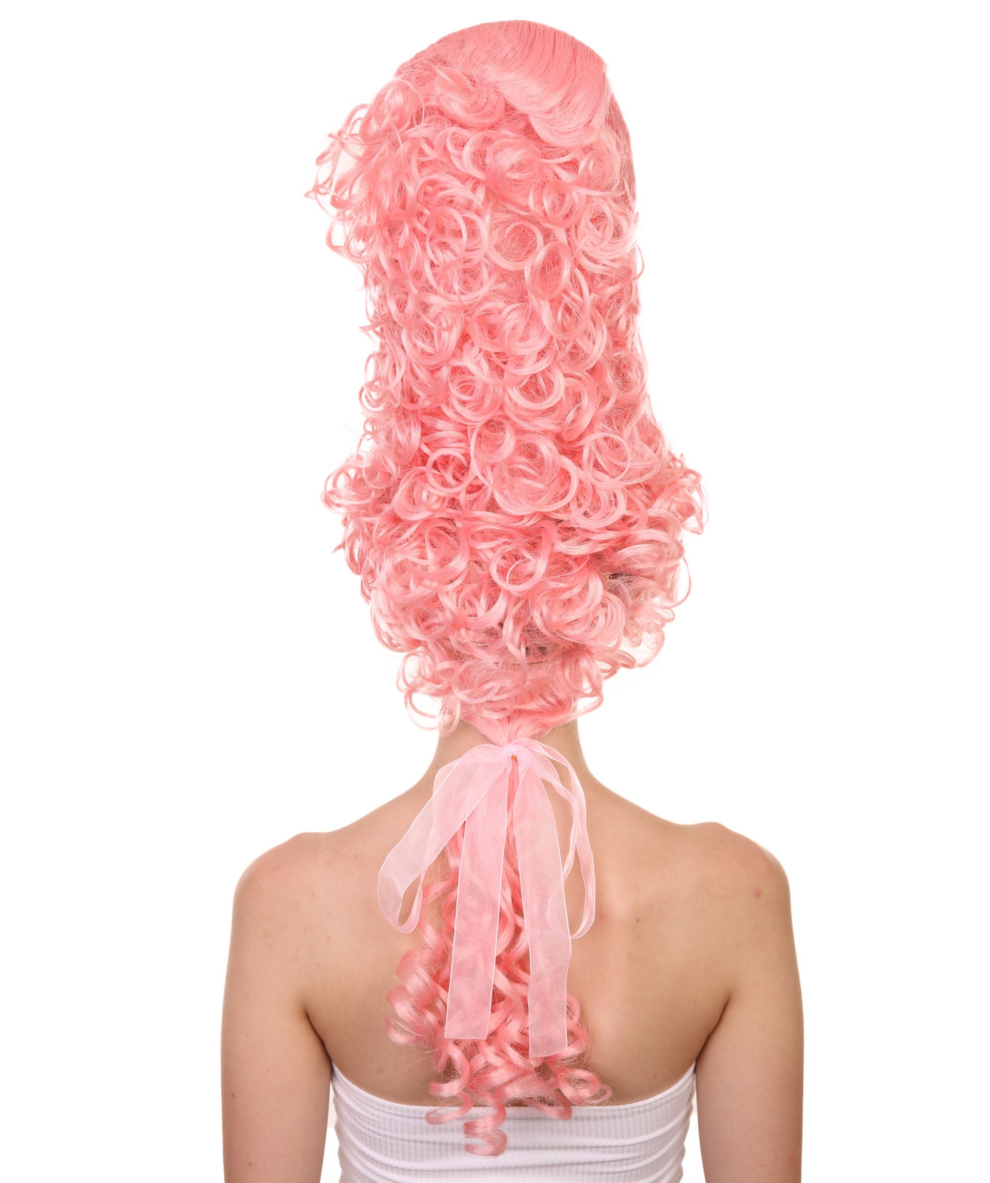 Pink Rococo Updo Wig