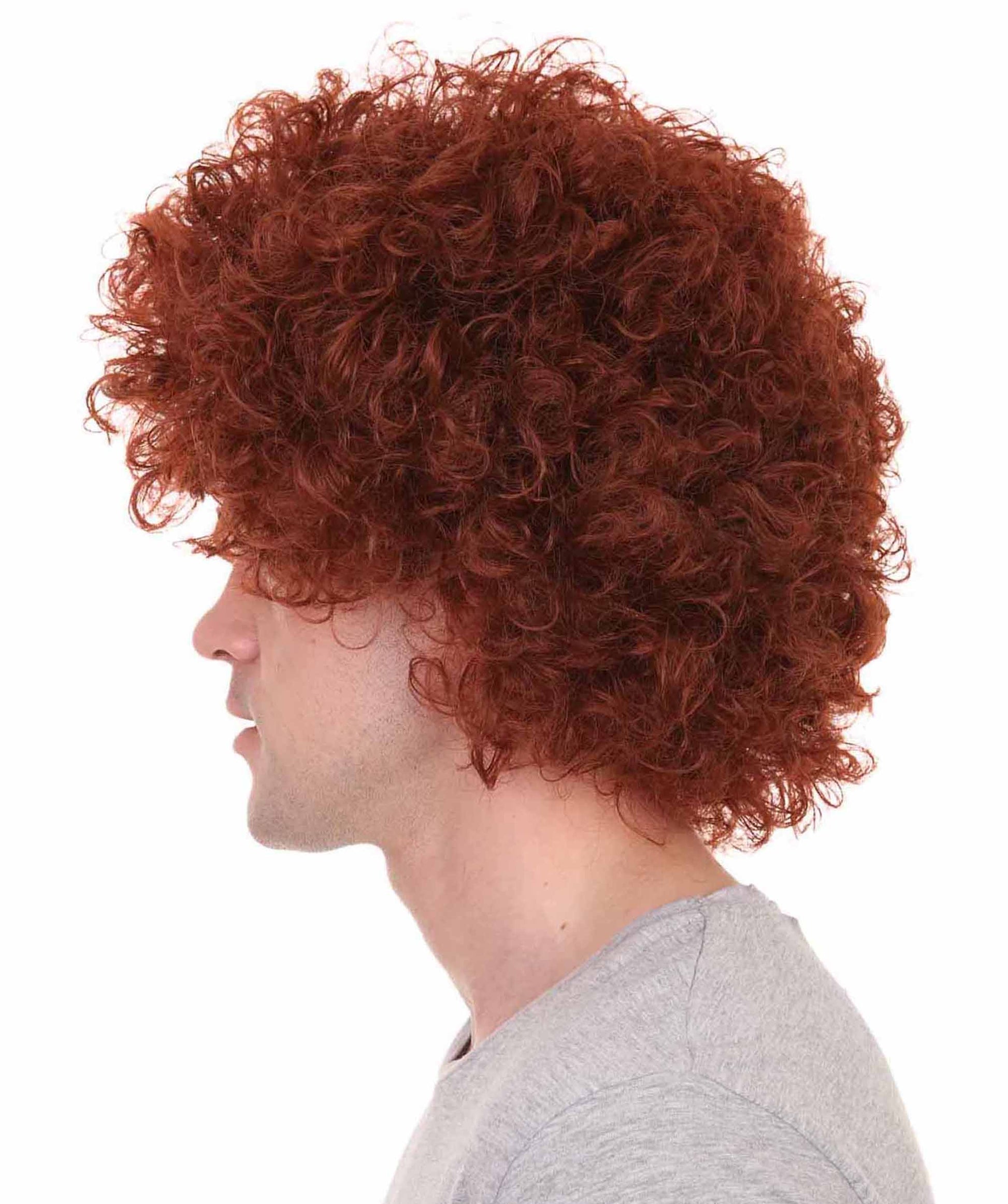 Burgundy Unisex Afro Wig