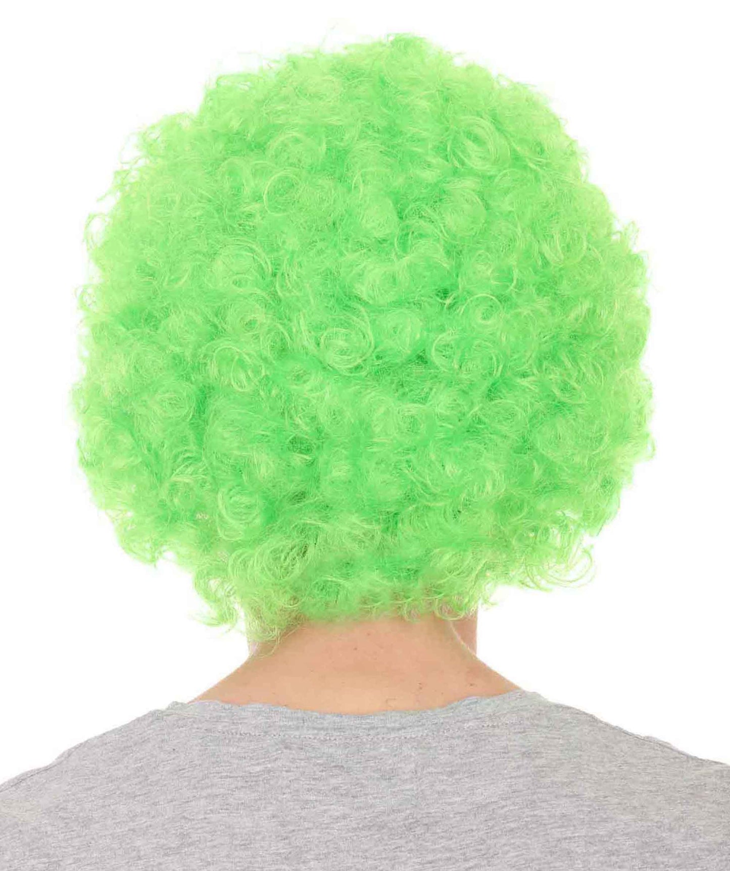 Green jumbo sports wig