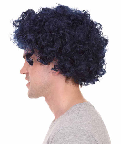 Dark Blue Afro Wig