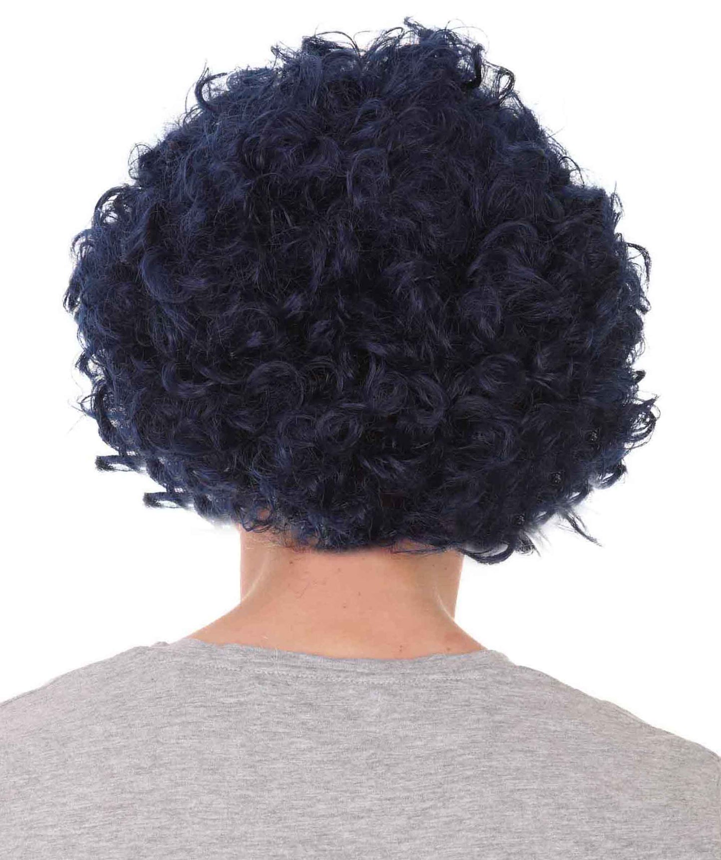 Dark Blue Afro Wig