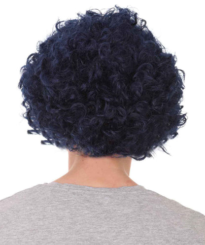 Dark Blue Afro Wig