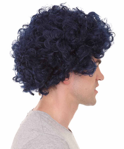 Dark Blue Afro Wig