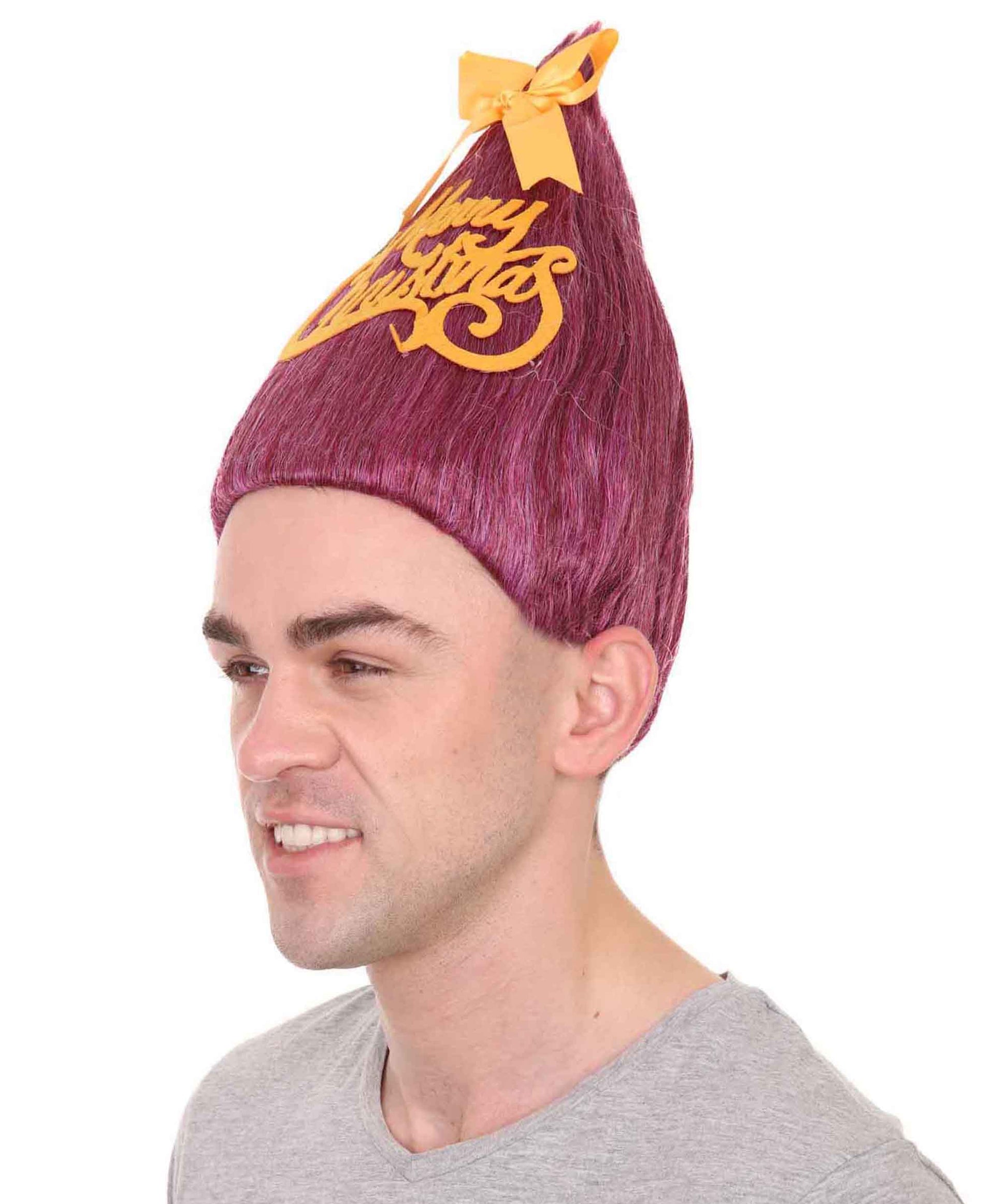 Purple Christmas Tree Wig