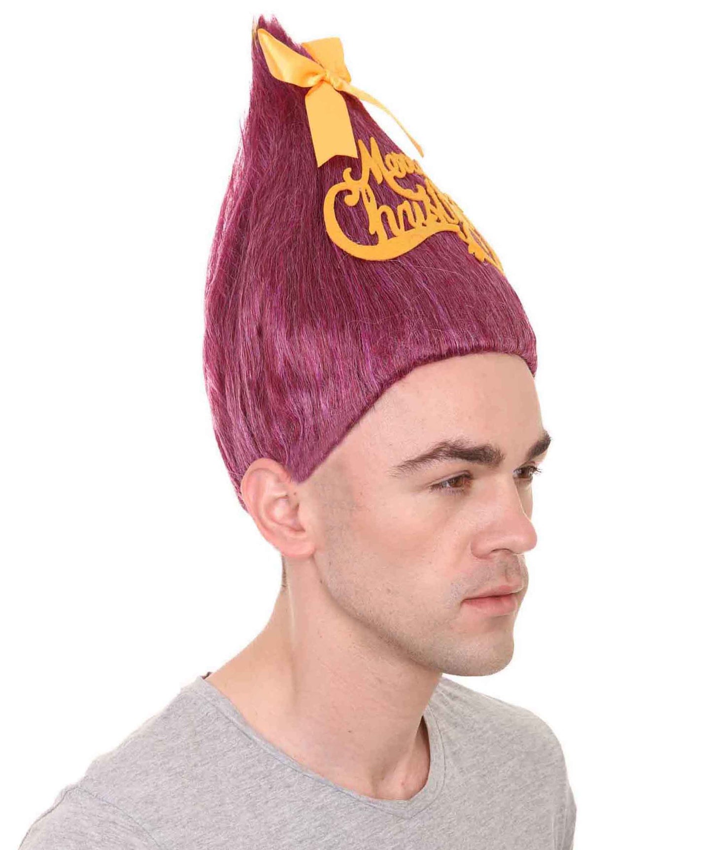 Purple Christmas Tree Wig