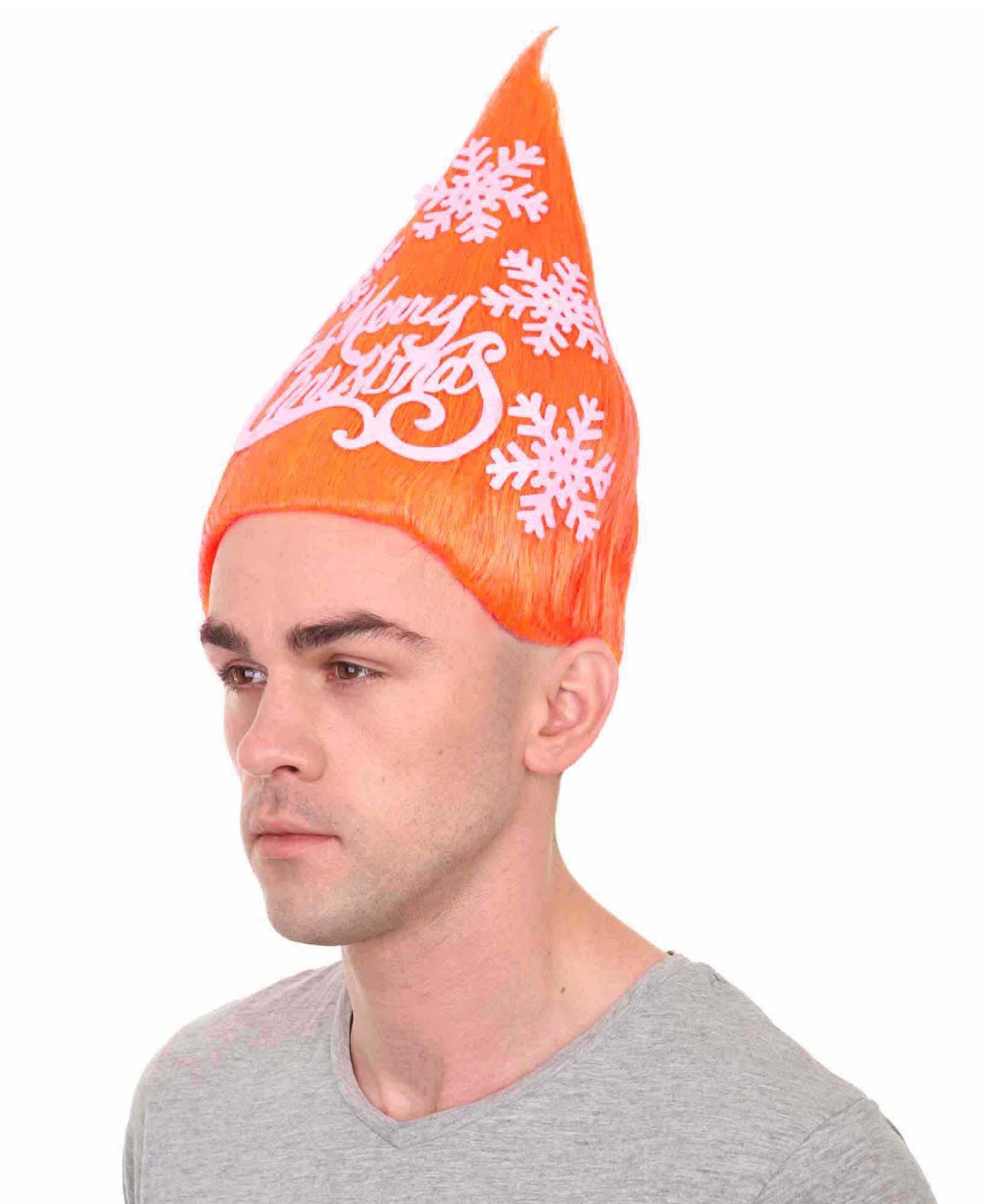 Orange Christmas Tree Wig