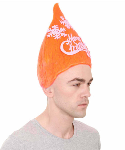 Orange Christmas Tree Wig