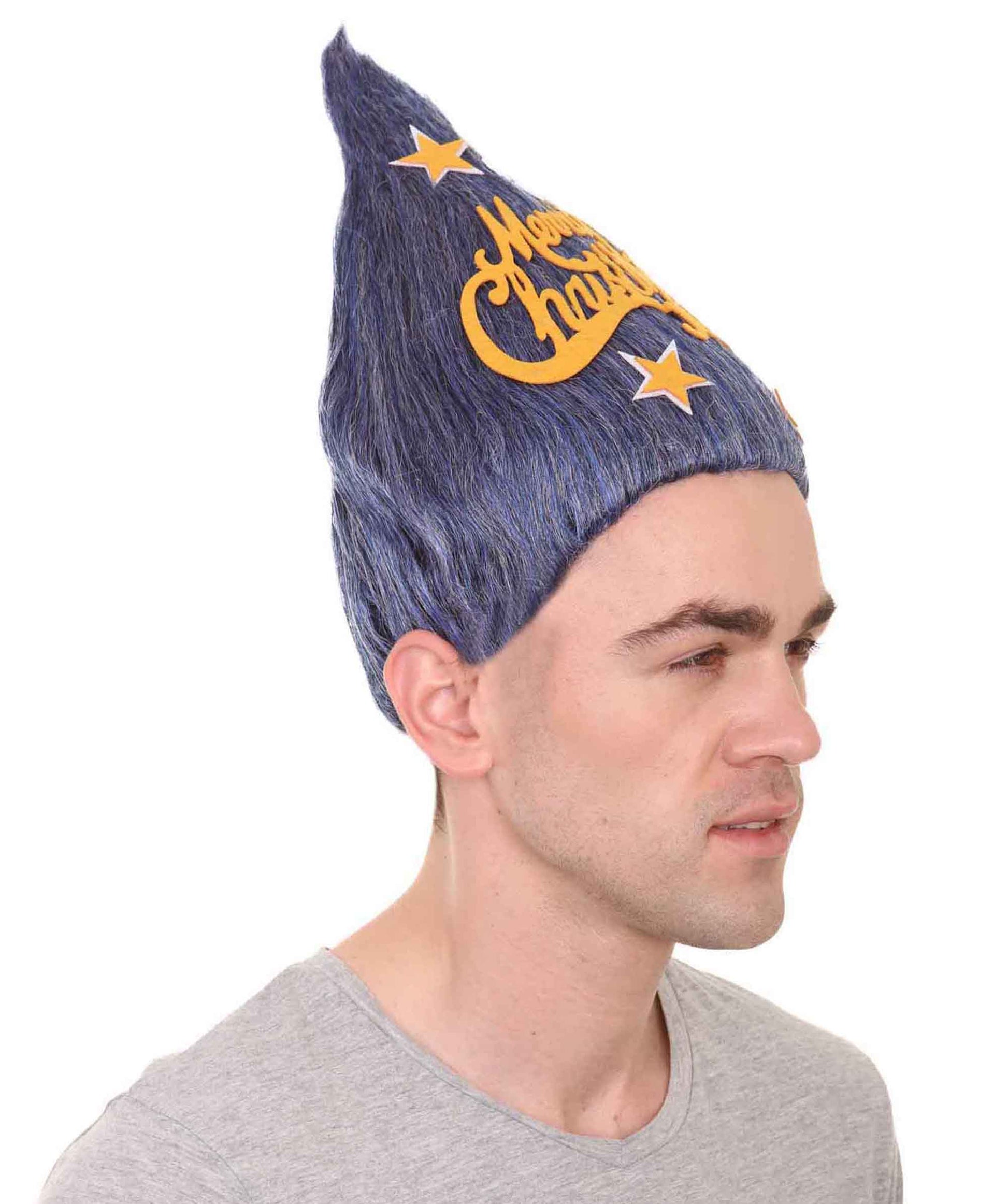 Blue Christmas Tree Wig