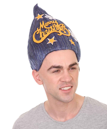 Blue Christmas Tree Wig