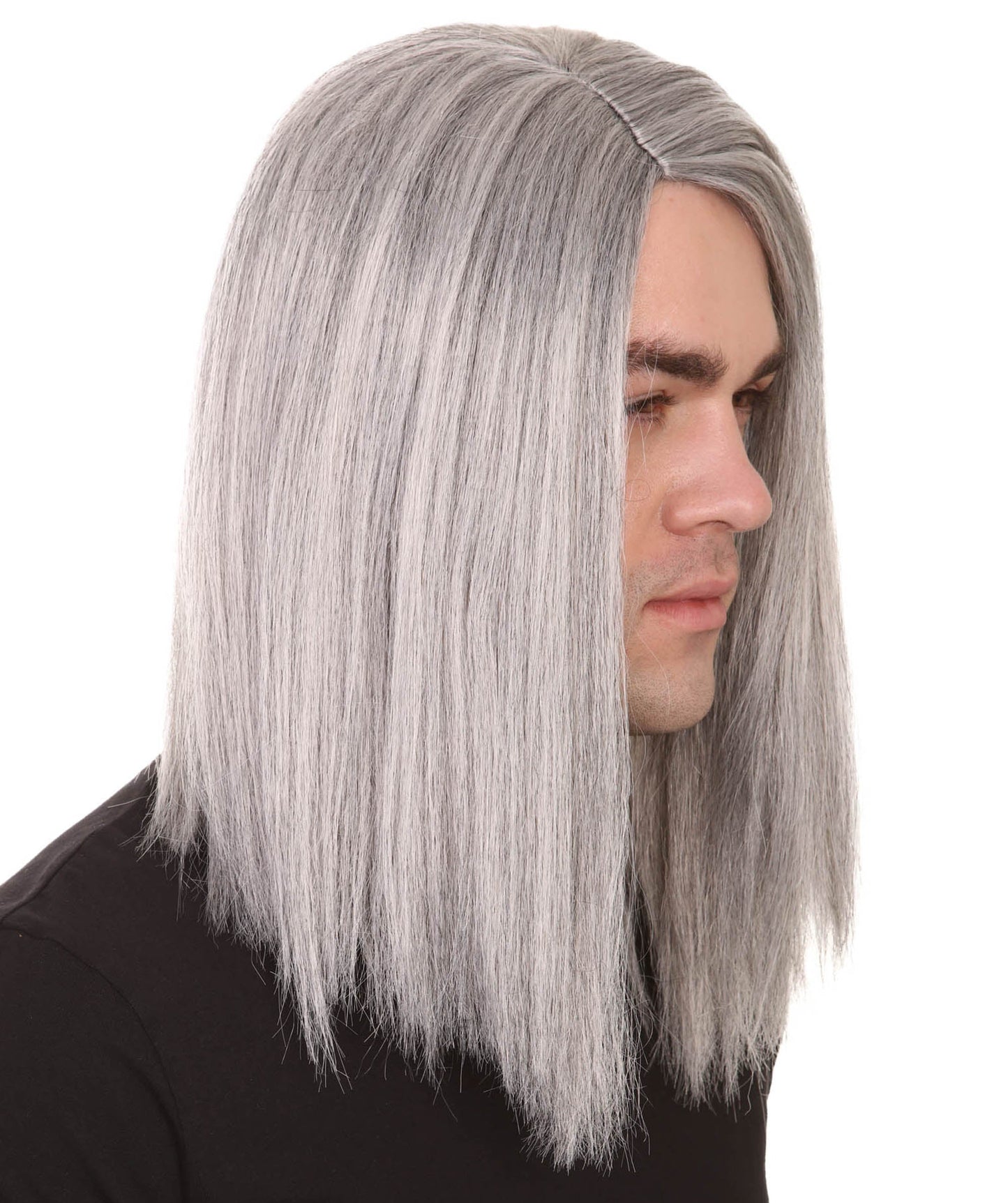 Vampire Unisex Long White Wig | Premium Breathable Capless Cap