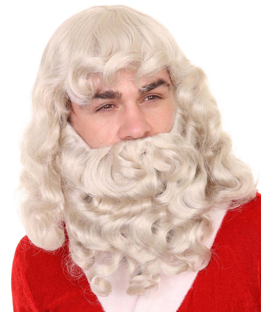 Super Deluxe Santa Wig & Beard