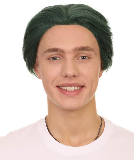 Dark Green K-pop wig