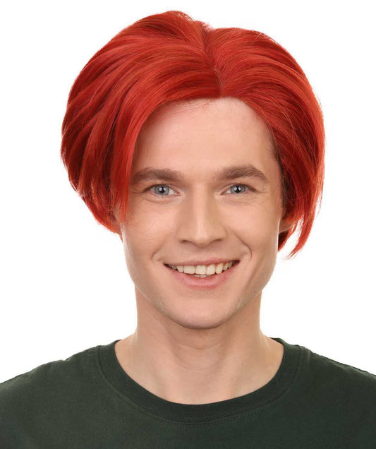 Red K-pop wig