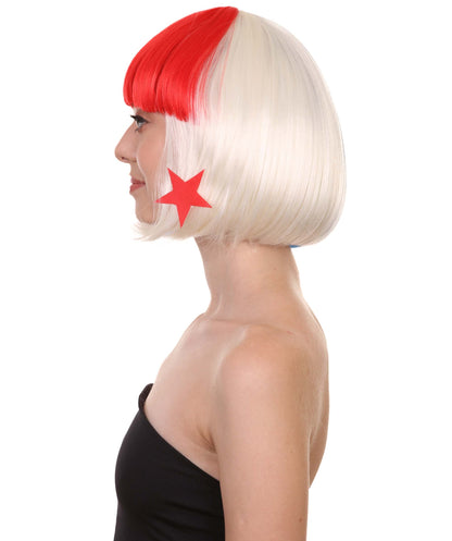 Panama Flag Bob Wig