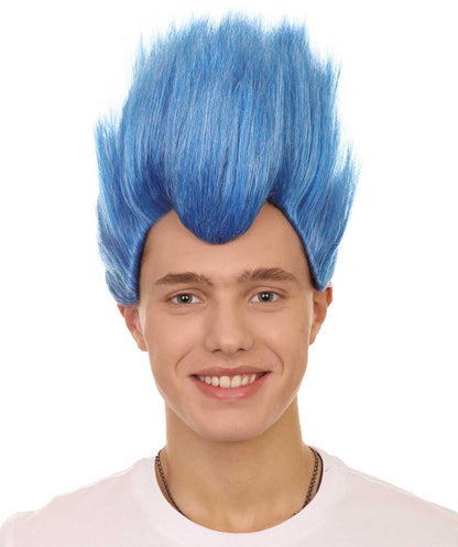 blue halloween wig