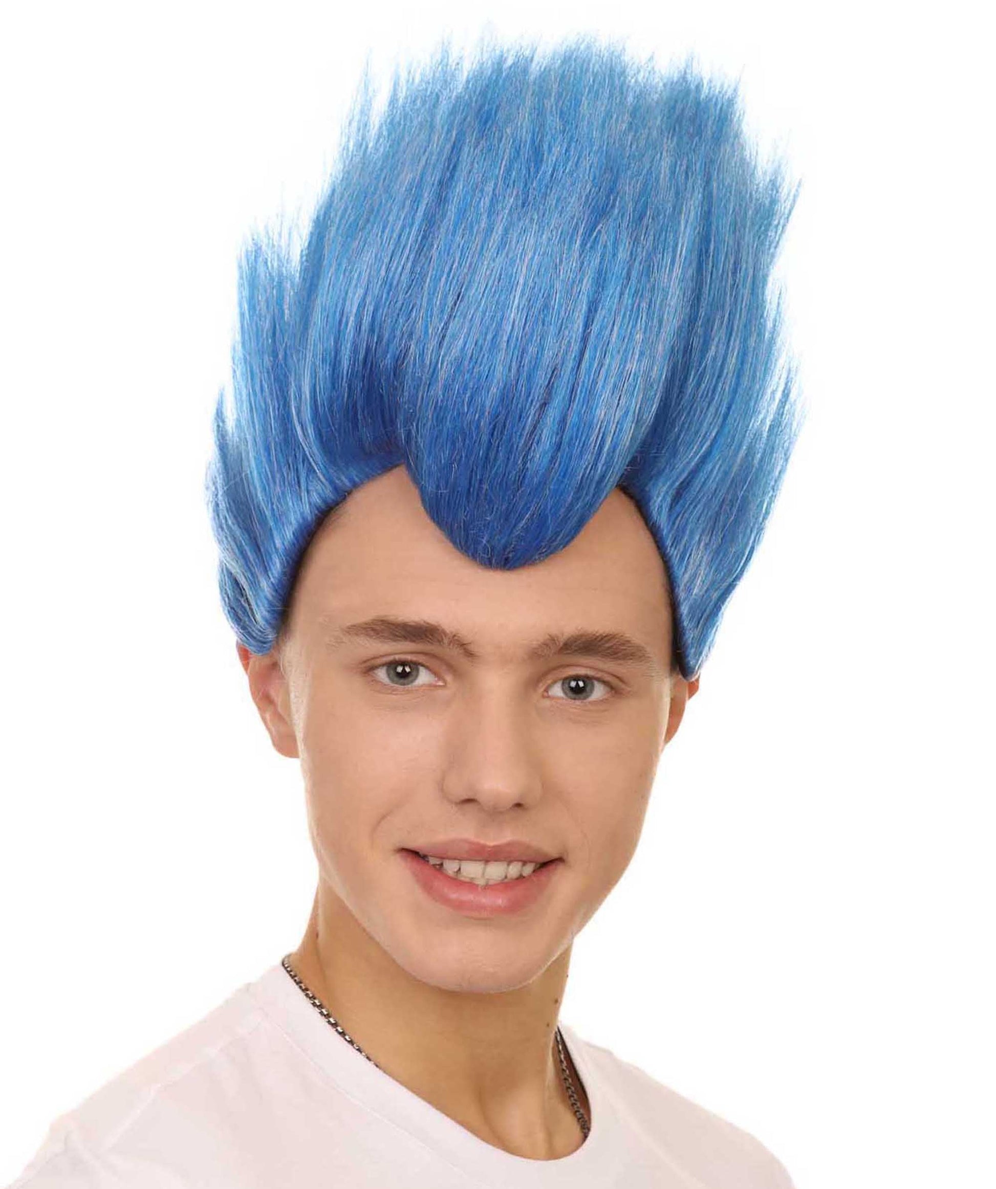 blue halloween wig