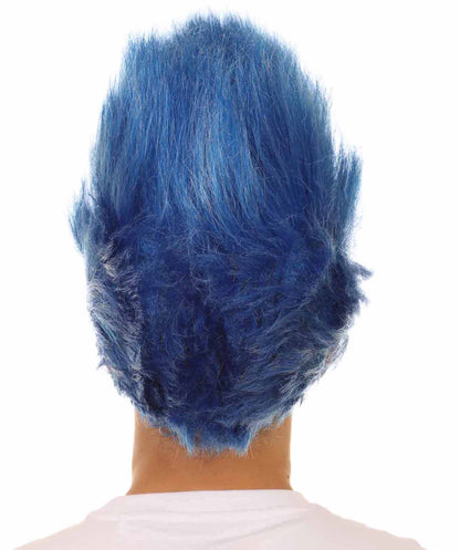 blue halloween wig