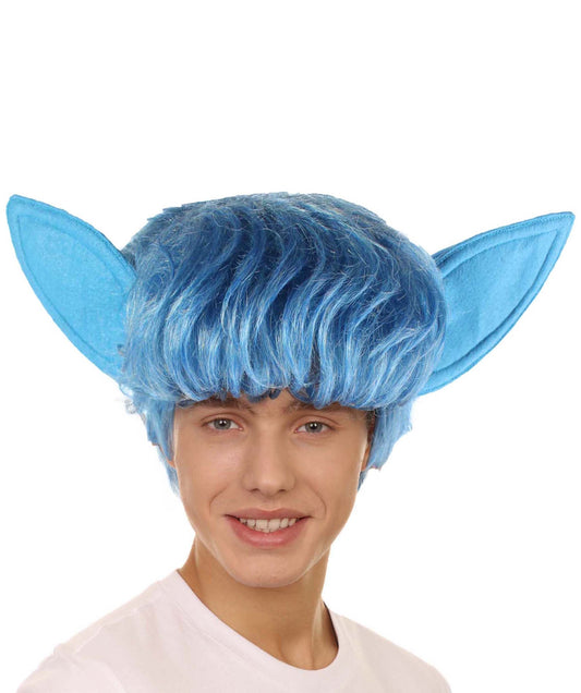 Animated Elf Blue Wig