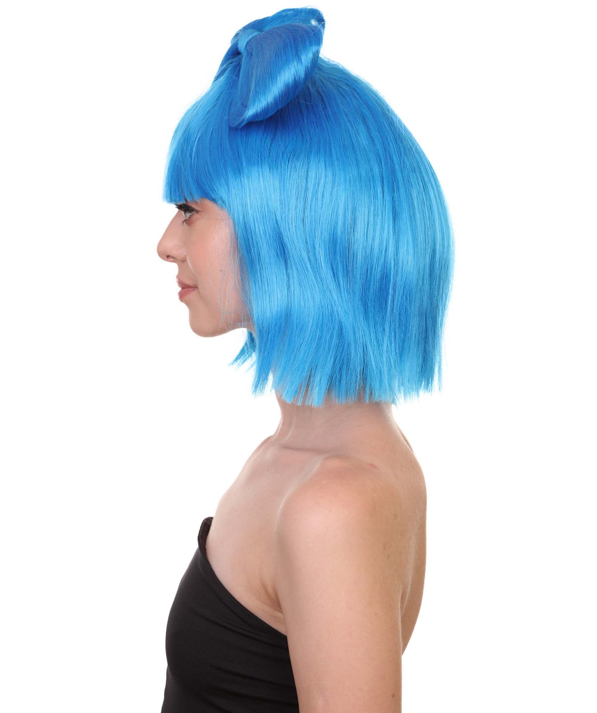 Blue Women's Butterfly Bow Wigs