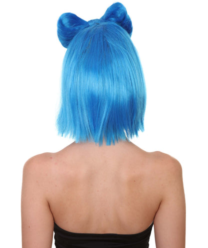 Blue Women's Butterfly Bow Wigs