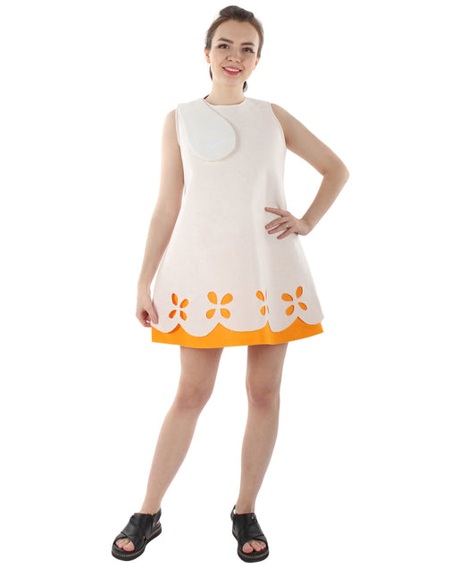 White Magical Troll Princess Costume