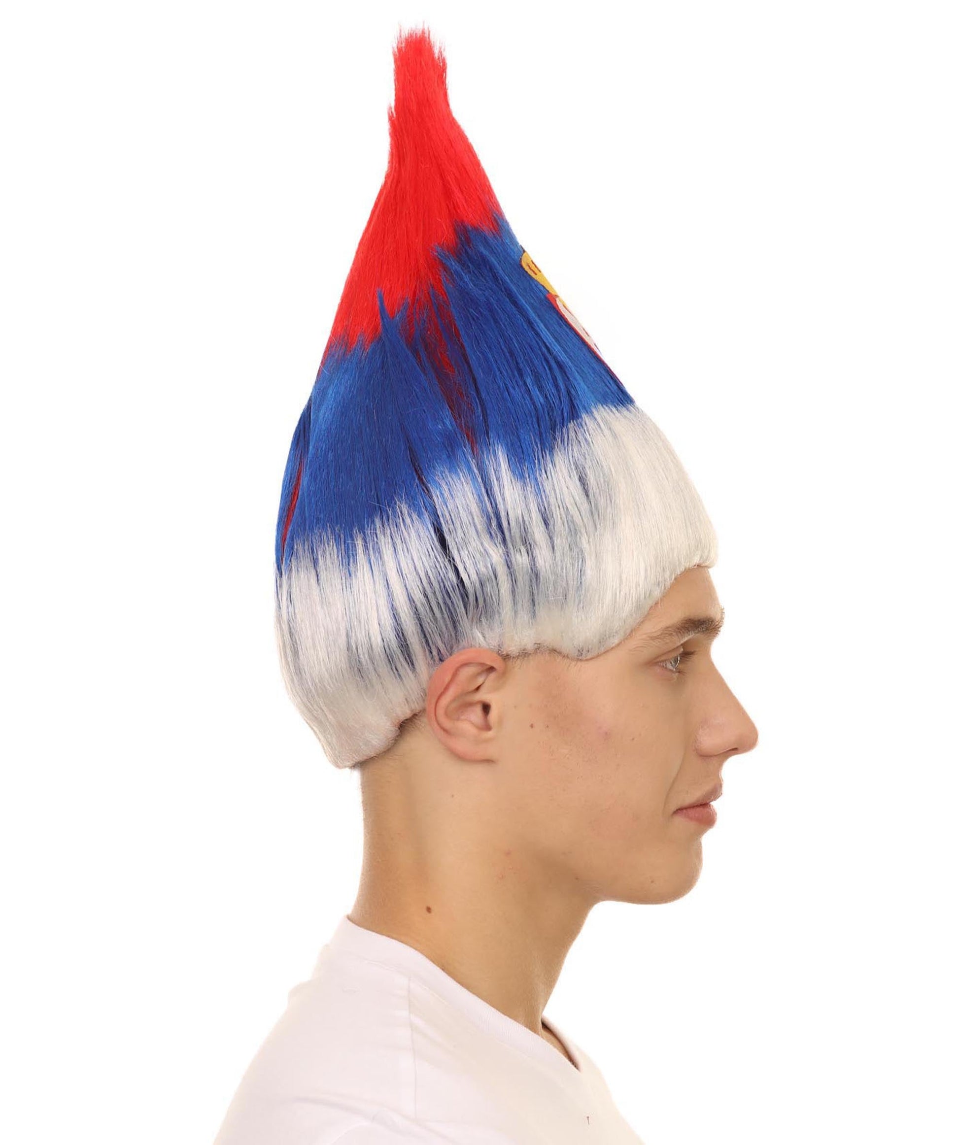 Serbia Sport Troll Wig