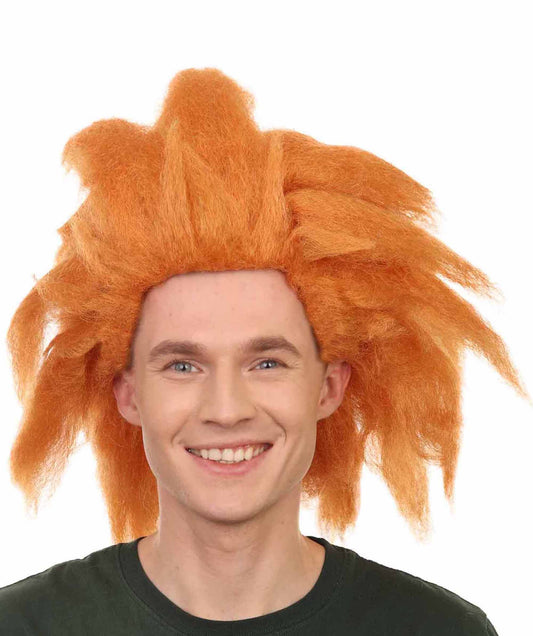 Monster Fighter Costume Orange Wig