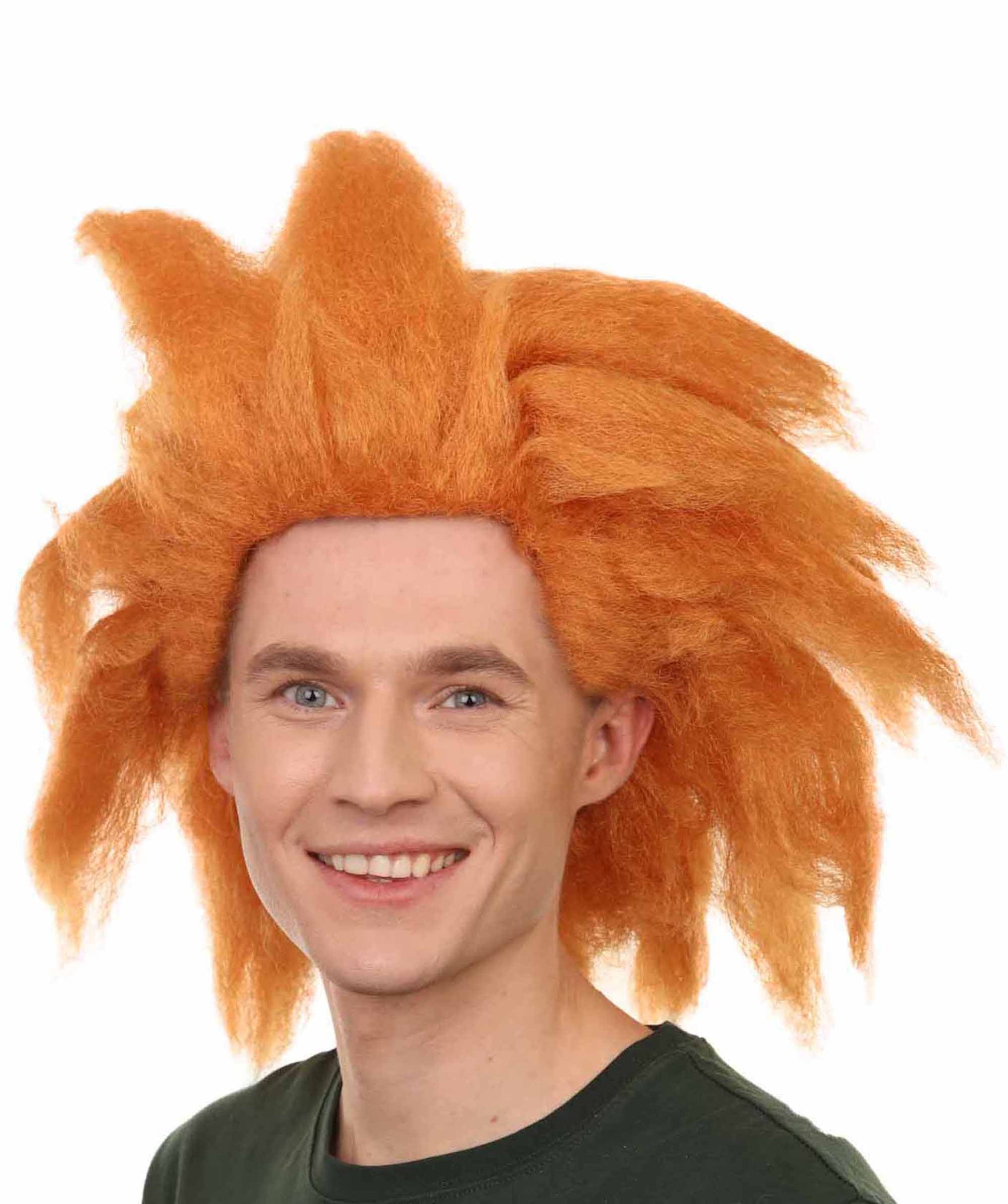 Monster Fighter Costume Orange Wig