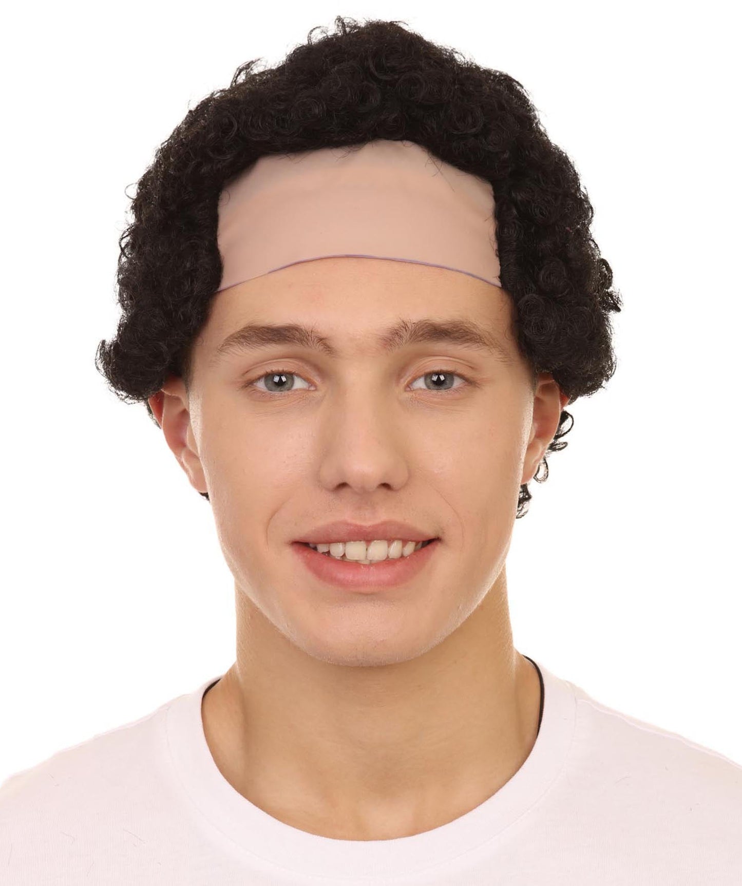 Curly Bald Men's Wig