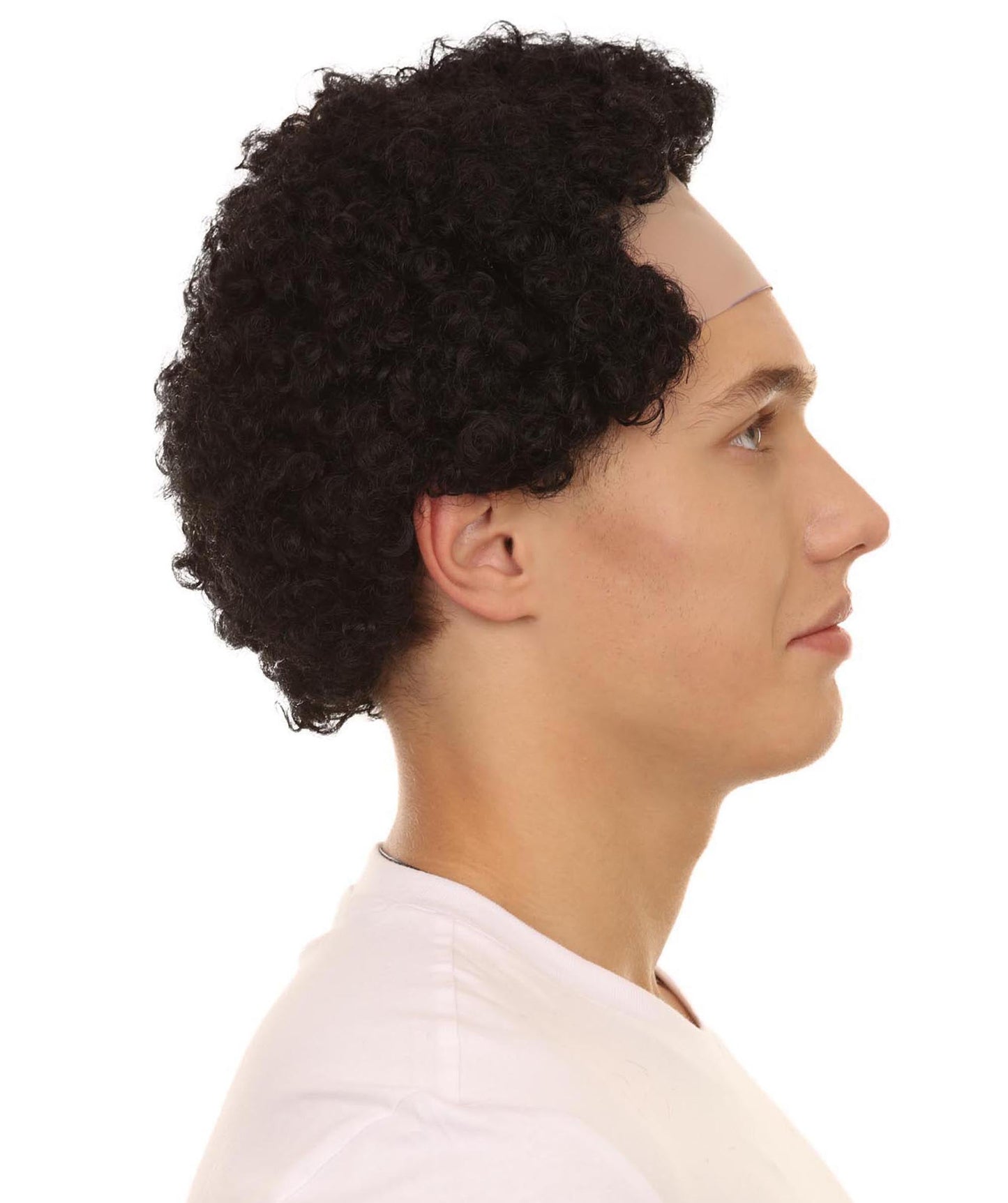 Curly Bald Men's Wig