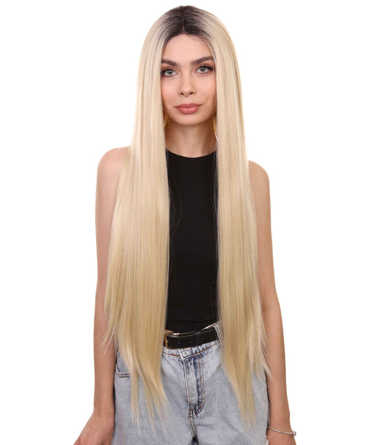 Women's Long-Length Blonde Wig