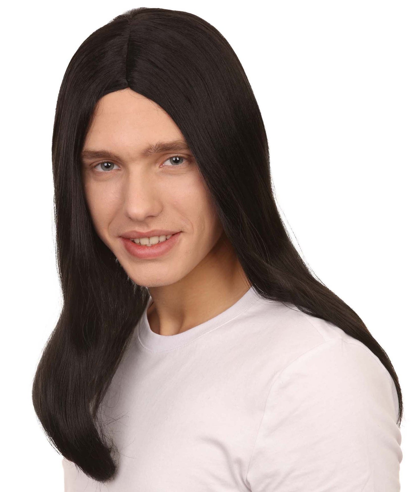 Old World Vampire Wig | Men's Halloween Wigs | Premium Breathable Capless Cap