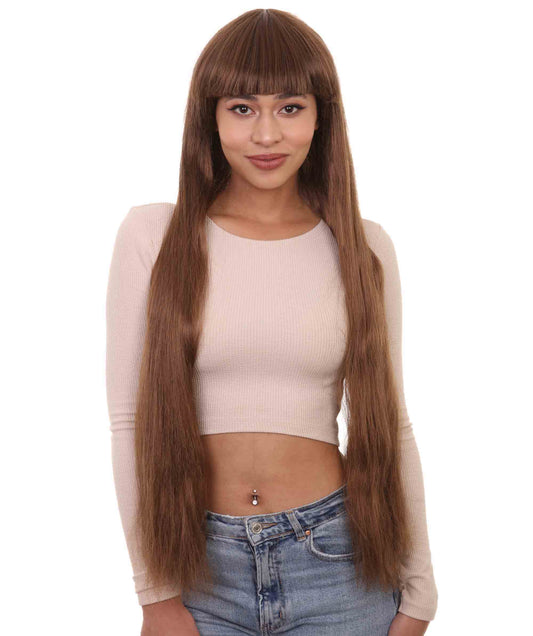 Brown Extra Long Straight Cosplay Brown Wig