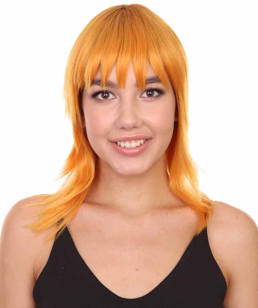 Pop Singer Mullet Wig