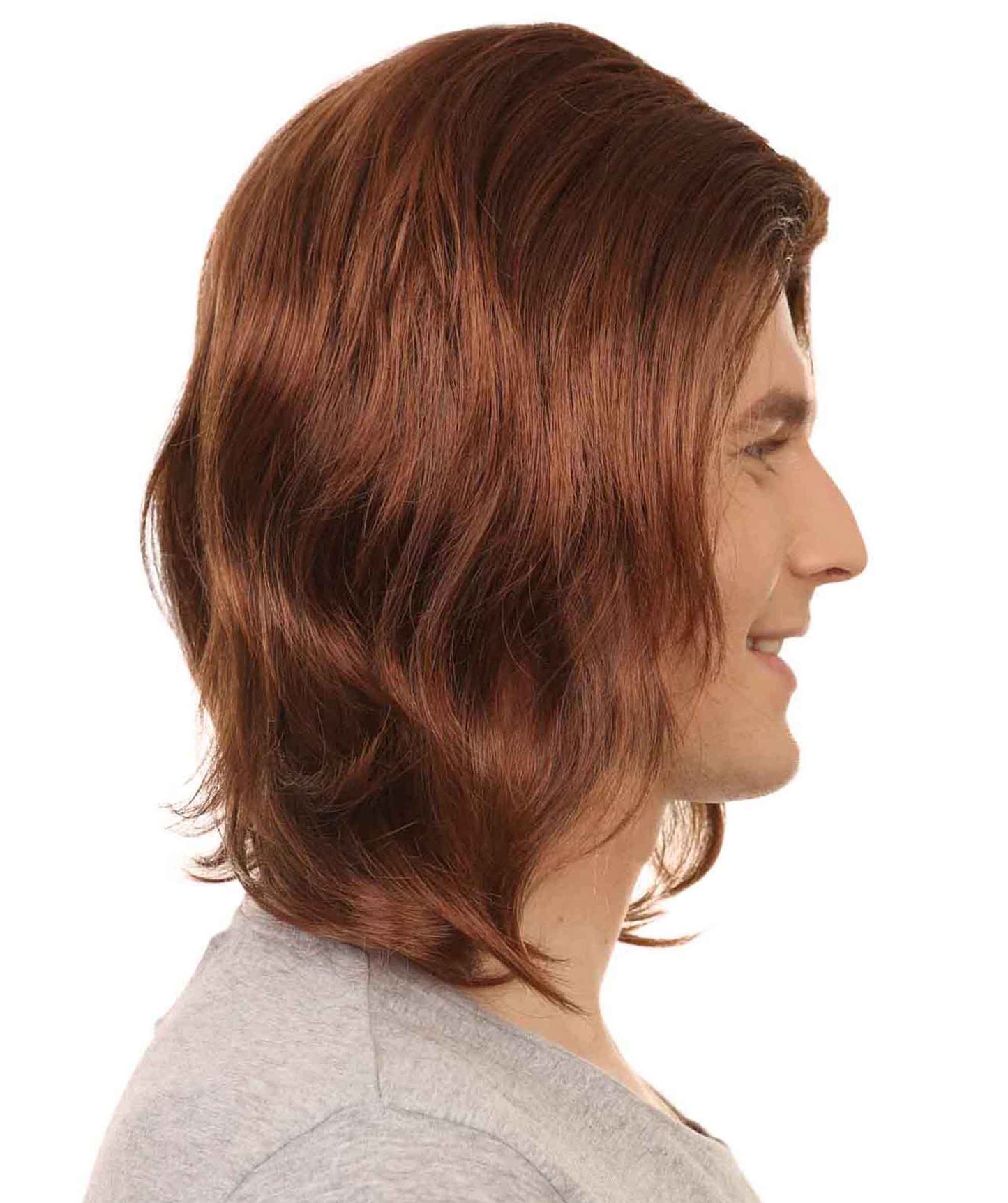 Men's Fancy Wig | Fancy Brown Wig | Premium Breathable Capless Cap.