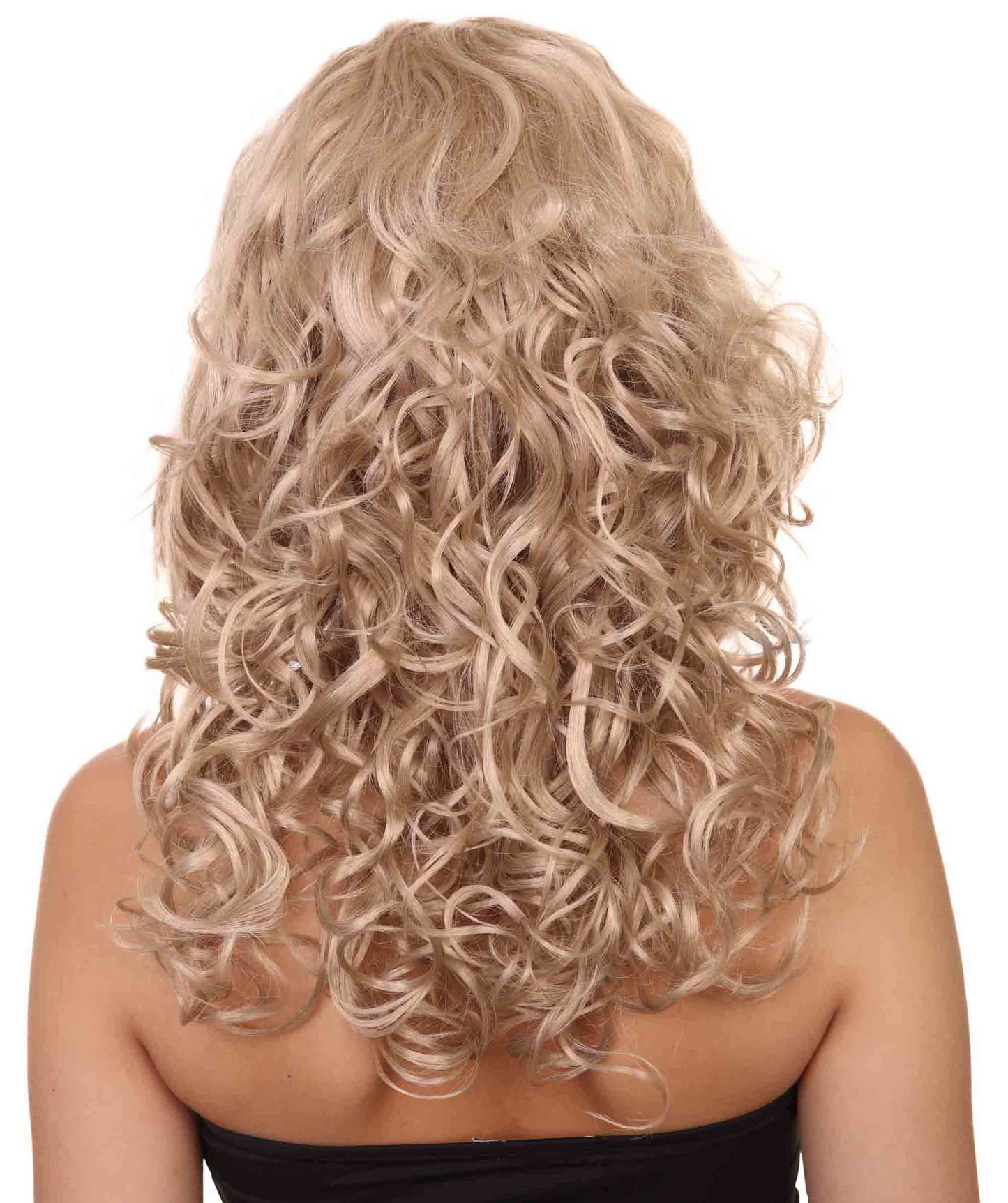 Blonde Bombshell Womens Wig | Fashion Glamour Fancy Halloween Wig | Premium Breathable Capless Cap