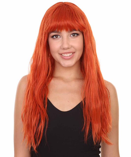 Natural Deep Red Beauty Wig