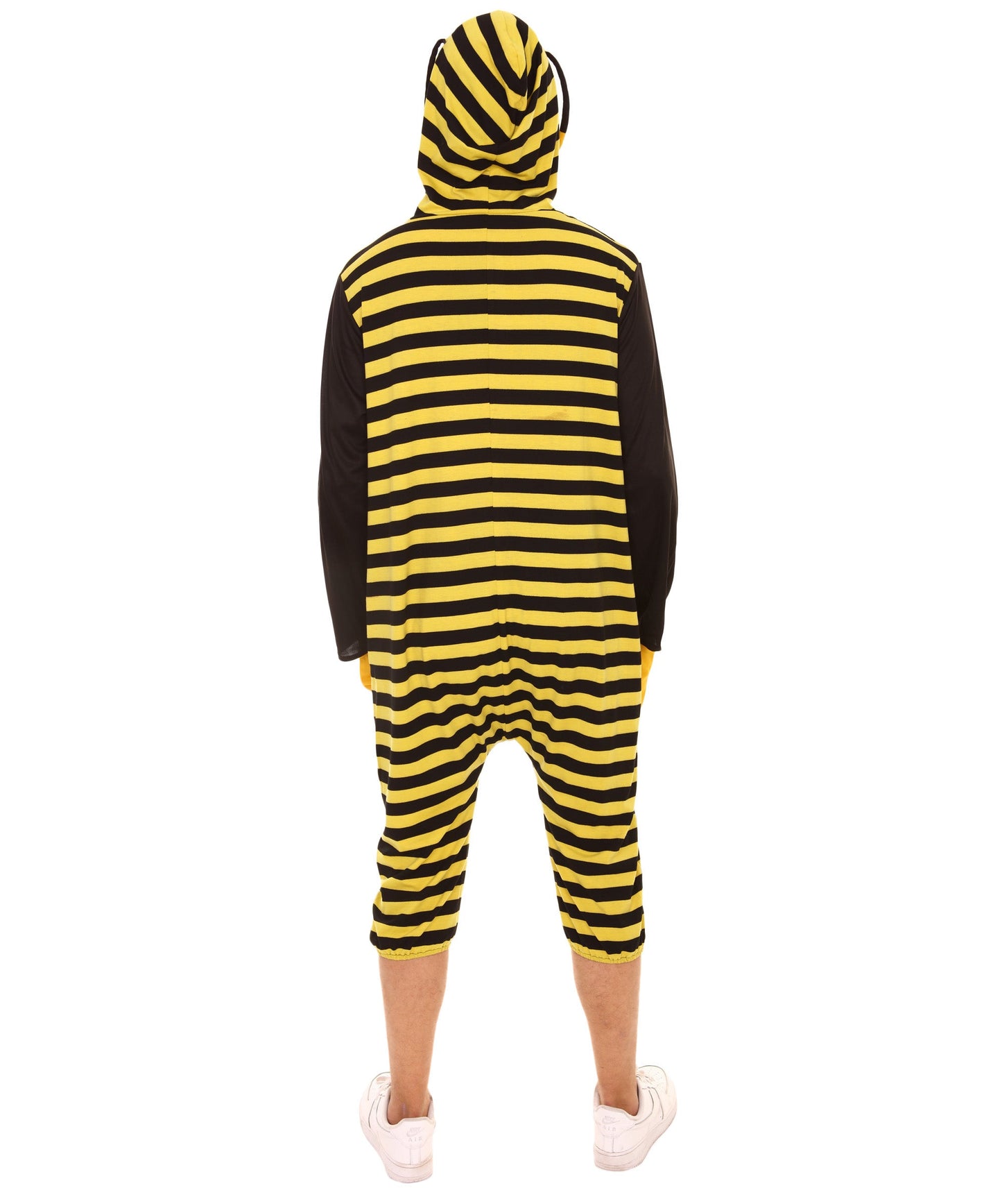 Women's Bee Hoodie Costume | Black and Yellow Halloween Costume