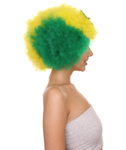 best senegal flag sport afro wig