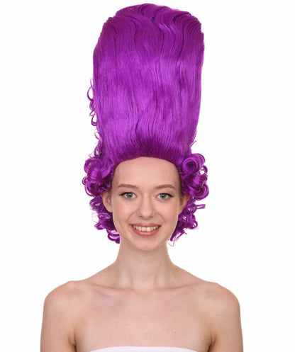 Purple Rococo Updo Wig