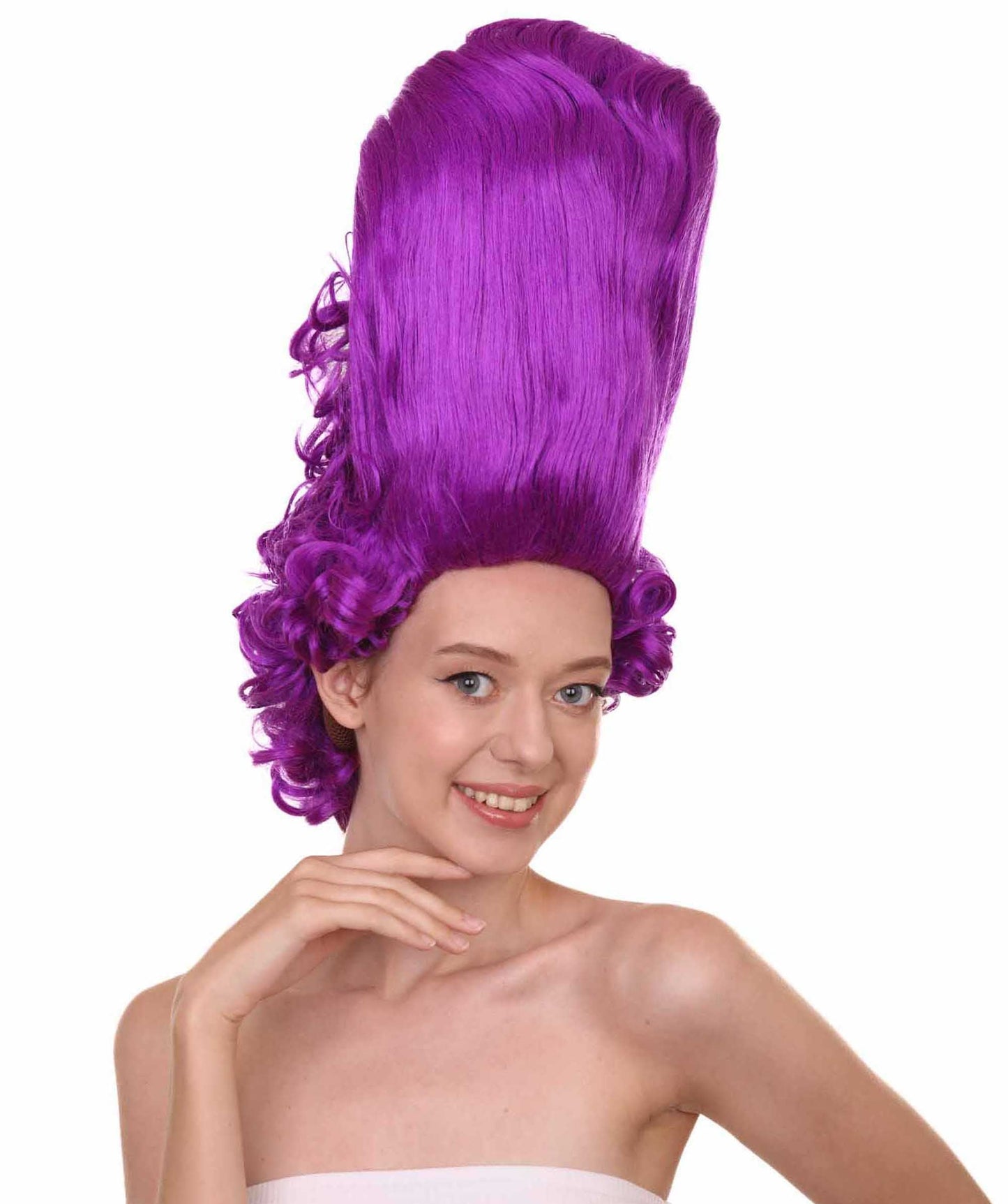 Purple Rococo Updo Wig