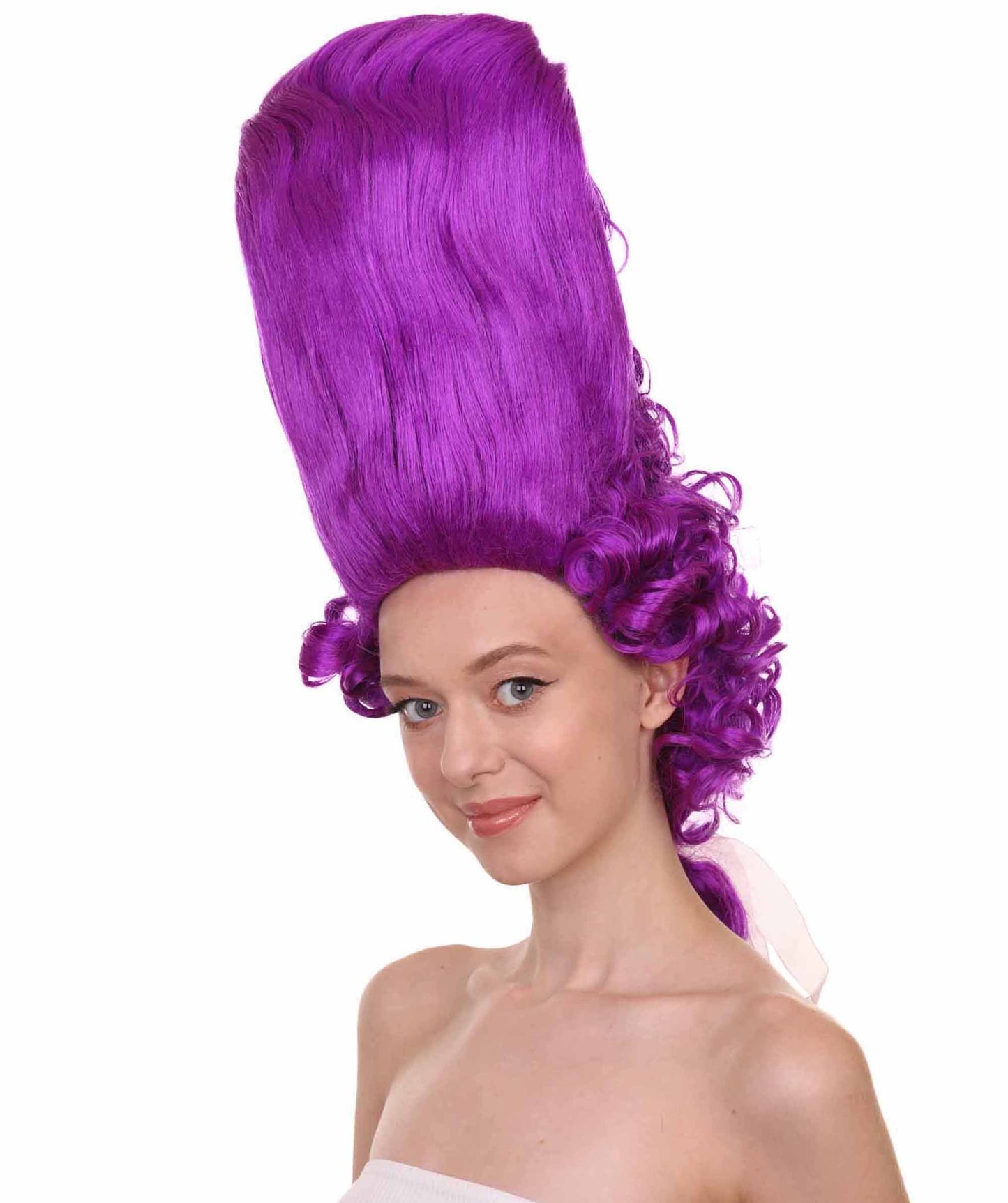 Purple Rococo Updo Wig