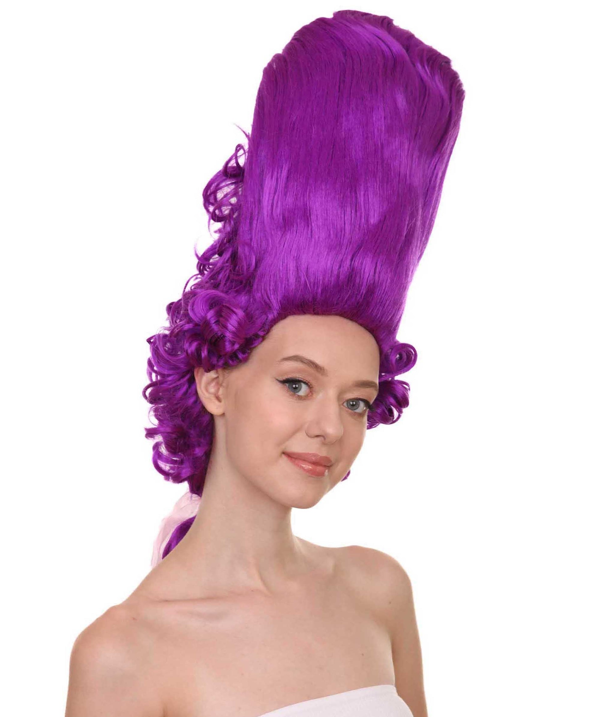 Purple Rococo Updo Wig