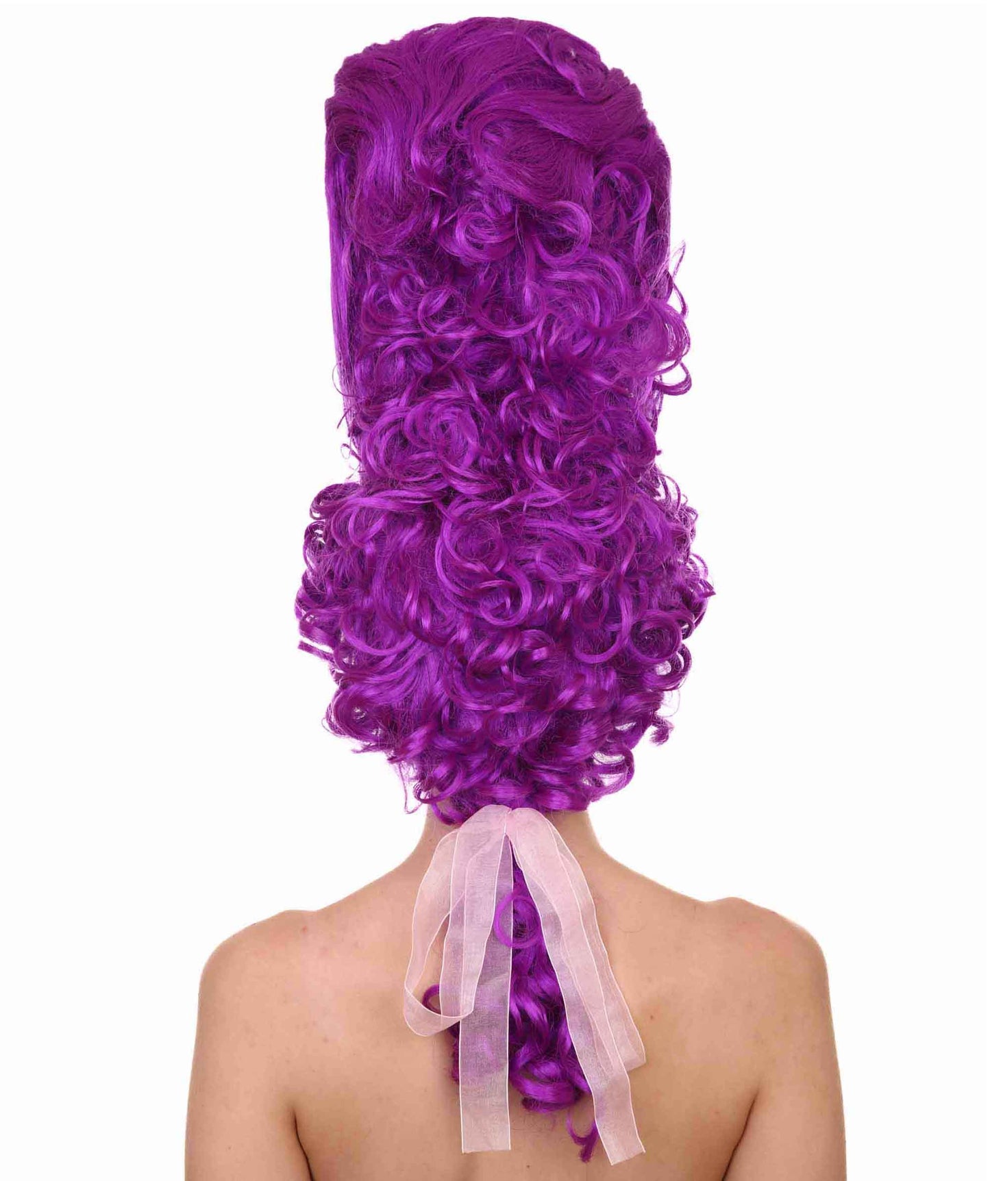 Purple Rococo Updo Wig