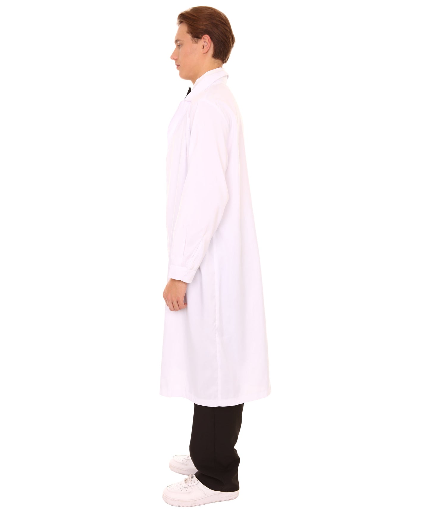 Men's Crazy Scientist Doctor Robe Coat Costume | White Fancy Costume