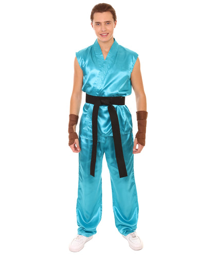 Tiffany Blue Men's Karate Fancy Costume